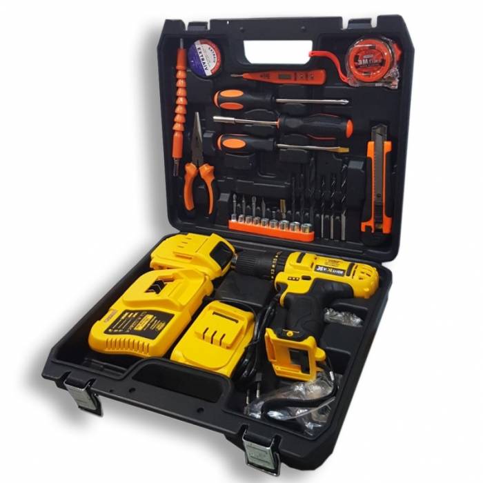 Акумулаторен винтоверт с ПОДАРЪК Vermark Starke 36V 6aH с аксесоари - Image 2
