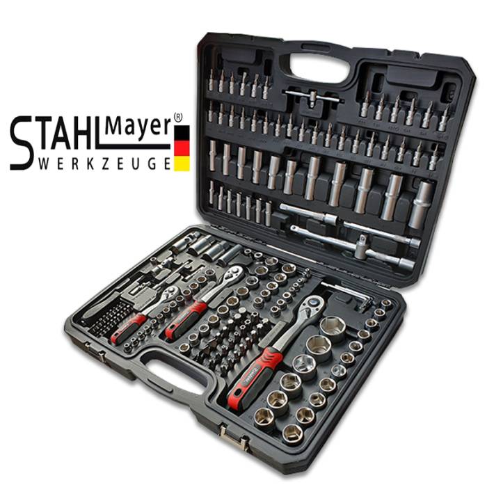 Професионален комплект инструменти Stahlmayer 172 части гедоре