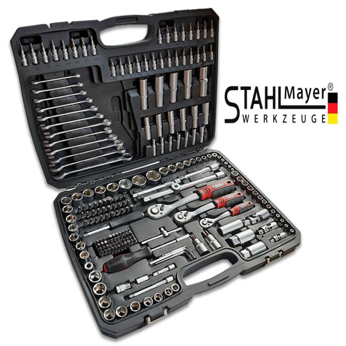 Професионален комплект инструменти Stahlmayer 216 части гедоре