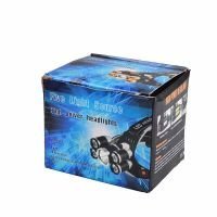 Супер мощен LED челник с акумулаторни батерии и 5 LED диода - Image 3