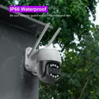 2бр. Безжична външна камера Dual lens 5MP ZOOM 8X - Image 3