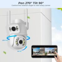 3бр. ДВОЙНА КАМЕРА WI-FI ICSEE 12MP - Image 3