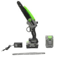 Акумулаторен верижен трион Hawek 36V 5Ah с 2 батерии и 2 вериги - Image 2