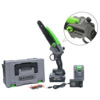 Акумулаторен верижен трион Hawek 36V 5Ah с 2 батерии и 2 вериги - Image 3