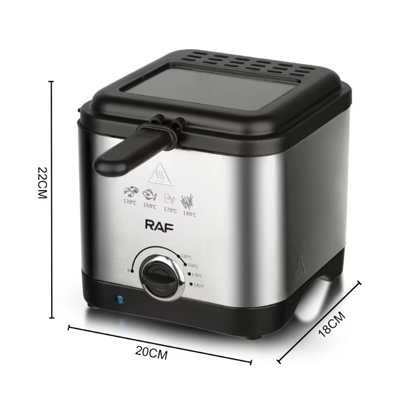 Професионален фритюрник RAF 5300 – 1000W мощност с капацитет 2.5 л - Image 4