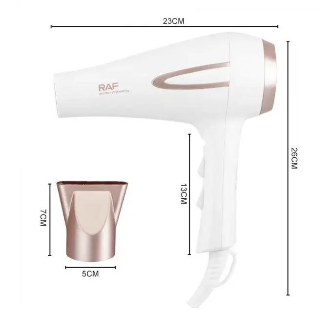Професионален сешоар за коса RAF R408 – 2200W мощност с интелигентна защита на косата - Image 2