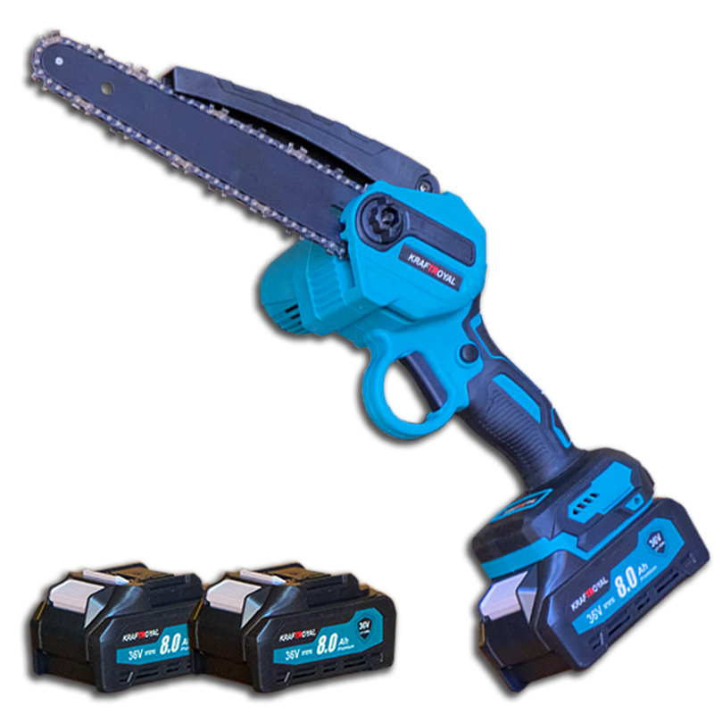 Акумулаторен трион Vermark 36V: Мощен комплект с 2 батерии и 20 см шина - Image 2