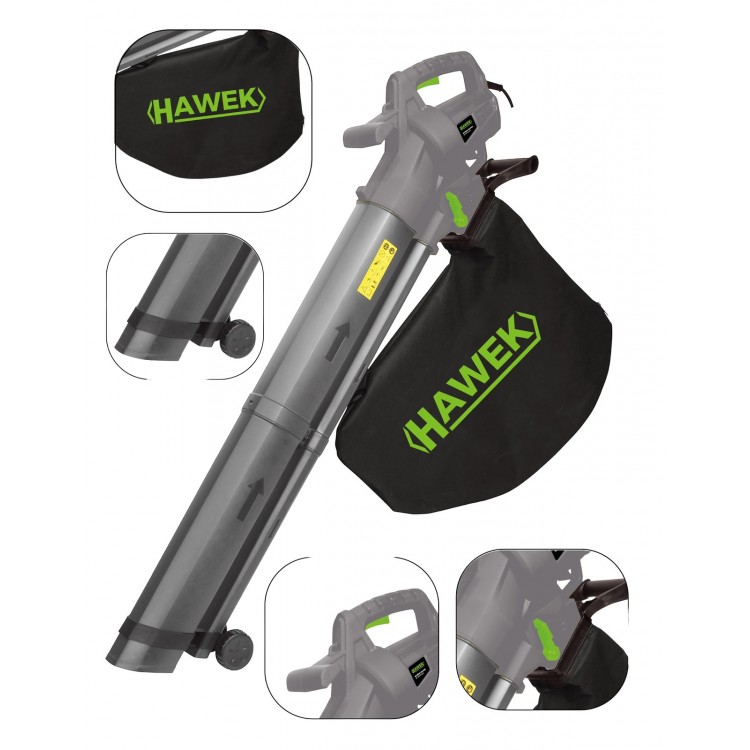 Електрически листосъбирач HAWEK 3500W – с 3 режима на работа - Image 3
